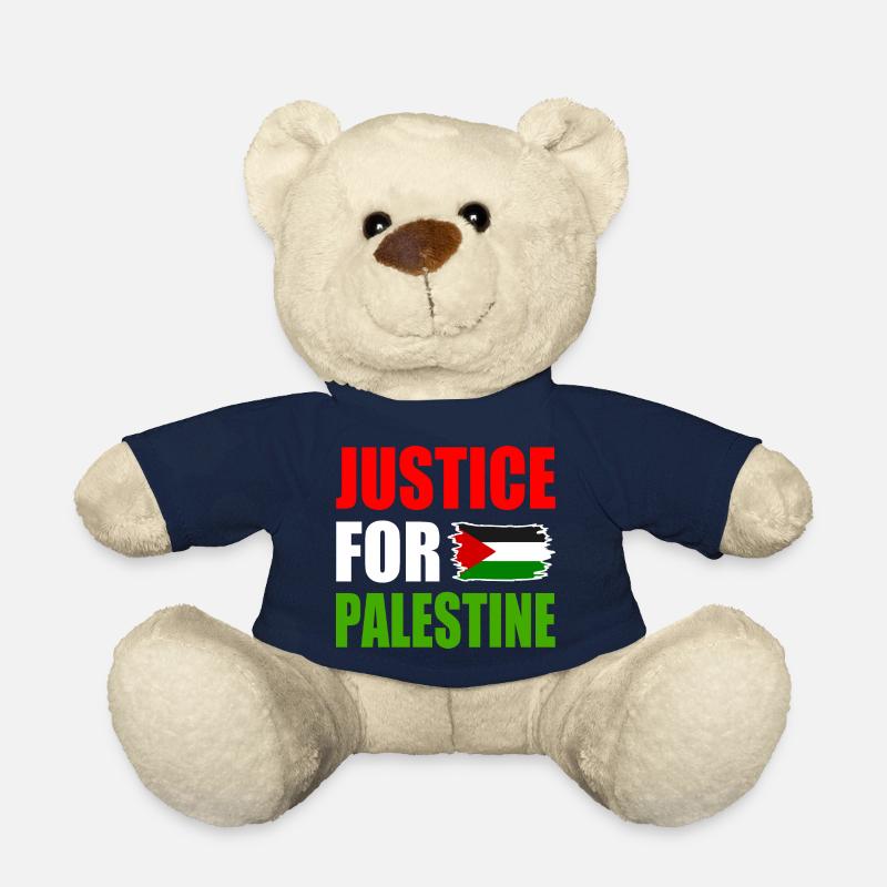 Justice for palestine - Teddy Bear - french navy