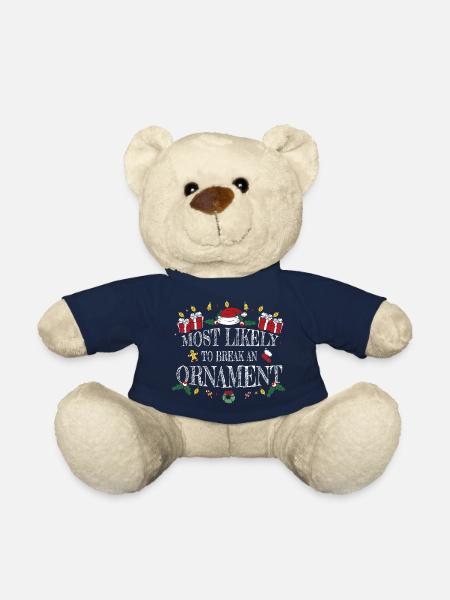 Am ehesten wird ein Ornament zerbrochen - Lustige Weihnachten - Teddy - French Navy