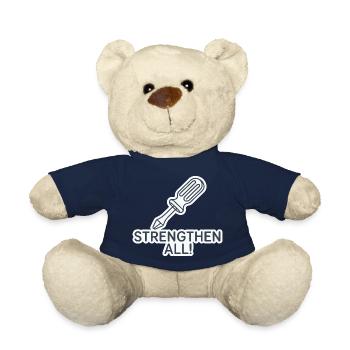 STRENGTHEN ALL - Teddy Bear - french navy - Front