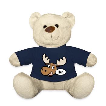 Amused Moose - Teddy Bear - french navy - Front