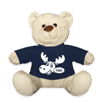 Amused Moose - Teddy Bear - french navy - Front