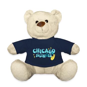 Chicago 70s Hippie - Teddy Bear - french navy - Front