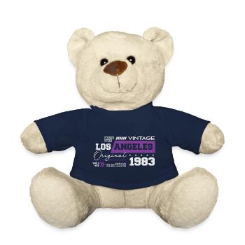 1983 Vintage Born Legend 41 Birthday - Teddy Bear - french navy - Front