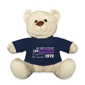 1972 Vintage Born Legend 52 Birthday - Teddy Bear - french navy - Front
