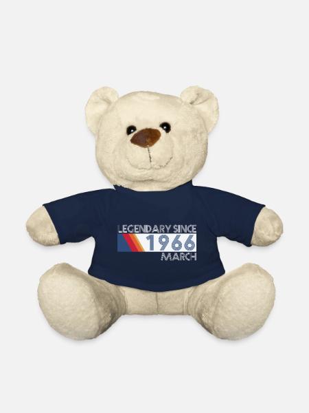 Retro SiFi Legendary since March 1966 - Birthday - Teddy Bear - french navy
