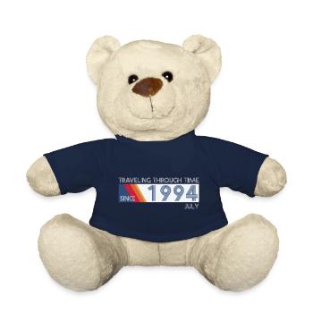 Funny Time Travel Birthday Design July 1994 - Teddy Bear - french navy - Front