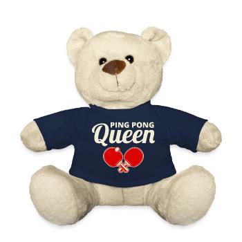 Ping Pong Master Tischtennis Trainer Paddelspieler - Teddy - French Navy - Vorne
