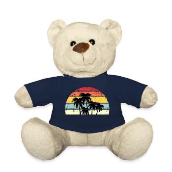 Palm Retro Coucher de soleil - Nounours - bleu marine - Devant