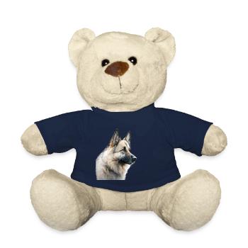 Watercolour Dog / Hund Deutscher Schäferhund - Teddy - French Navy - Vorne