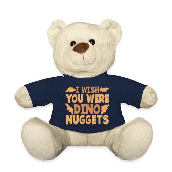 Chicken Nuggets - lustiges Dino Nugget Meme - Teddy - French Navy - Vorne