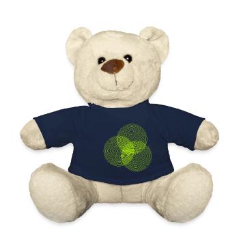 Drei Kreise Moire - Teddy - French Navy - Vorne