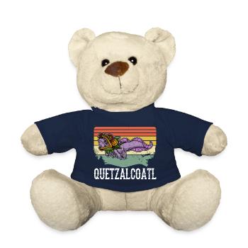 Quetzalcoatl Axolotl Mexique Divinité Aztèque - Nounours - bleu marine - Devant