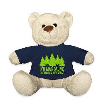 Ich mag Bäume - Die halten die Fresse - Waldliebe - Teddy - French Navy - Vorne