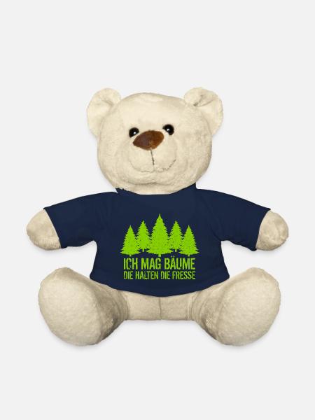 Ich mag Bäume - Die halten die Fresse - Waldliebe - Teddy - French Navy
