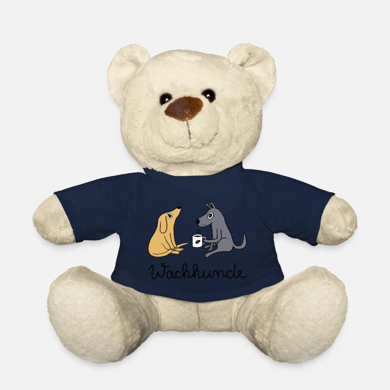 Wachhunde - Nur wach mit Kaffee - Teddy - French Navy