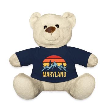 Maryland - Teddy Bear - french navy - Front
