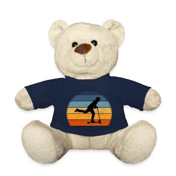 Stunt Scooter Freestyle Scootering Vintage Retro - Teddy - French Navy - Vorne