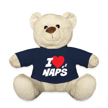 I Love Naps - Teddy Bear - french navy - Front