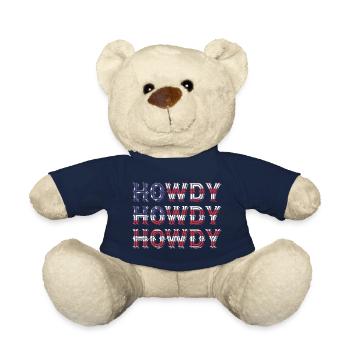 Howdy Country Southern Rodeo - Teddy Bear - french navy - Front