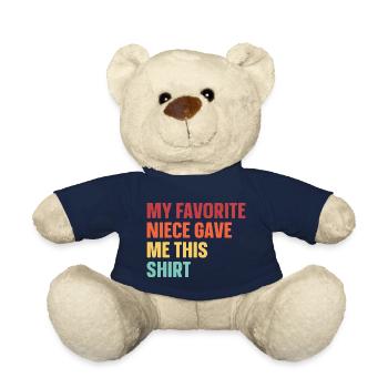 Meine Lieblingsnichte Hat Mir Das Geschenkt - Teddy - French Navy - Vorne