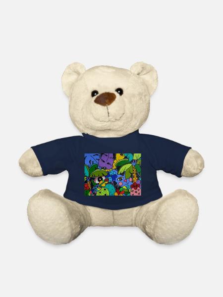 Monsieur Le Chat Mystique - Teddy Bear - french navy