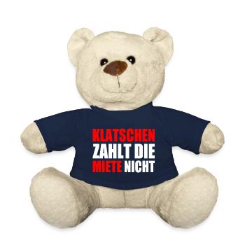 klatschen zahlt nicht die miete - Teddy - French Navy - Vorne