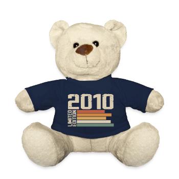 2010 Vintage - Retro 2010 Cadeau Anniversaire 2010 - Nounours - bleu marine - Devant