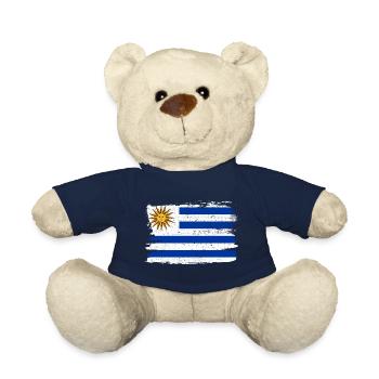 Uruguay Bandiera Flagge Frieden Vintage - Teddy - French Navy - Vorne
