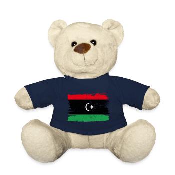 Libyen Flagge Flagge Frieden Vintage - Teddy - French Navy - Vorne
