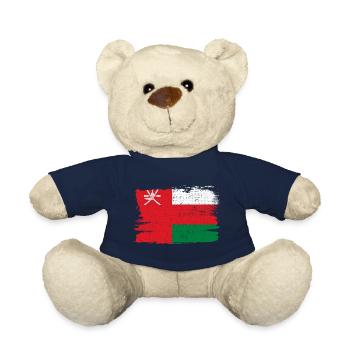 Oman Flagge Flagge Frieden Vintage - Teddy - French Navy - Vorne