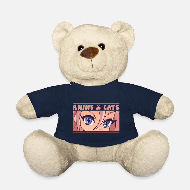 Anime et chats - Nounours - bleu marine