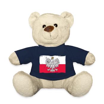 Poland Polish Polska Polski Husaria Cavalry - Teddy Bear - french navy - Front