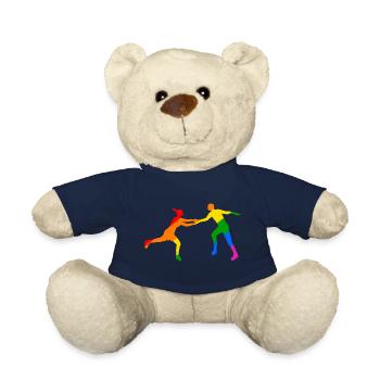 Buntes Eislaufduett - Teddy - French Navy - Vorne