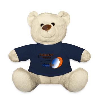Life is easy to choose to be Humble - Teddy Bear - french navy - Front