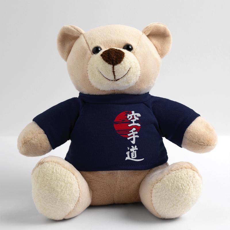 Karate Sonne Kampfkunst Japan Retro Kangi Idee Teddy