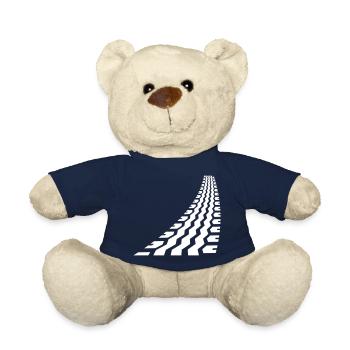 TIRE TRACK TRUCK - Teddy Bear - french navy - Front