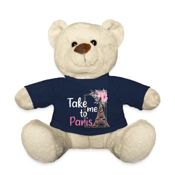 Take Me To Paris Frankreich France Eiffelturm - Teddy - French Navy - Vorne