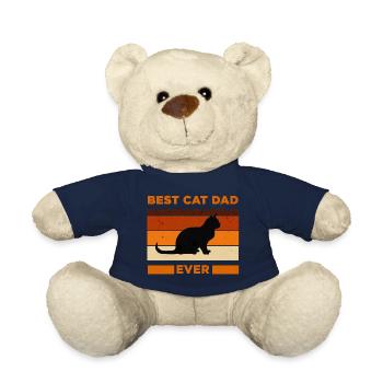 Meilleur papa de chat jamais - Nounours - bleu marine - Devant