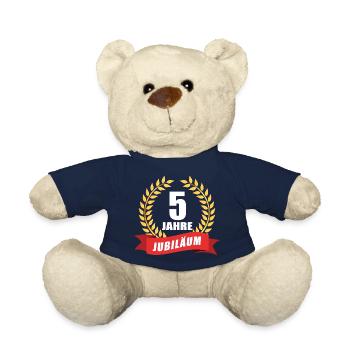 5 Jahre Jubiläum Dienstjubiläum Firma - Teddy - French Navy - Vorne