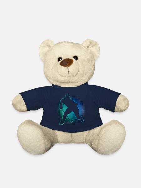 Joueurs de hockey sur glace Hockey sur glace Hockey sur glace Hockey sur glace - Nounours - bleu marine