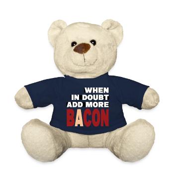 Im Zweifelsfall mehr BACON (weiß) hinzufügen - Teddy - French Navy - Vorne