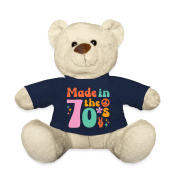 Ich Liebe die 70er Hippie - Teddy - French Navy - Vorne