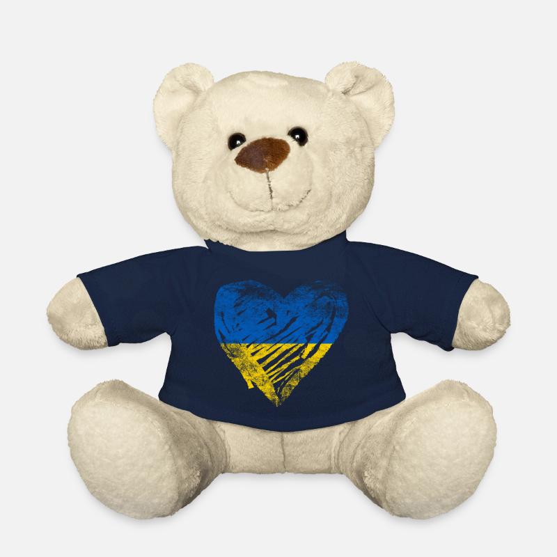 Ukraine Herz used look - Teddy - French Navy