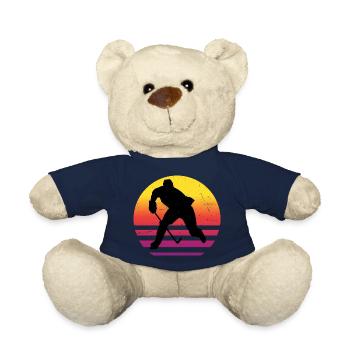 Hockey sur glace Joueur de hockey sur glace Hockey sur glace Hockey sur glace - Nounours - bleu marine - Devant
