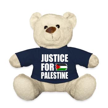 Justice for palestine - Teddy Bear - french navy - Front