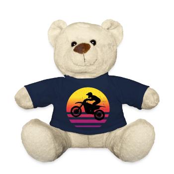 Supermoto Men's Freestyle Motocross Women - Teddy Bear - french navy - Front