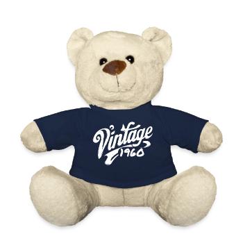 Vintage 1960 Jahrgang 1960 Geburtstag 1960 Retro - Teddy - French Navy - Vorne