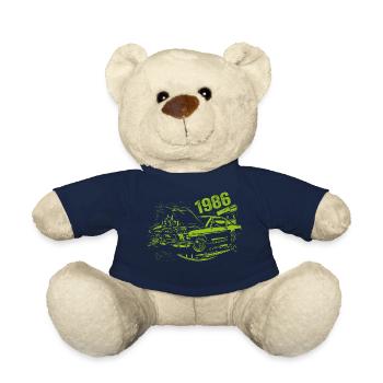 1986 Birthday Vintage Model 1986 Vintage 1986 - Teddy Bear - french navy - Front