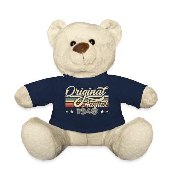 August 1948 birthday August 1948 - Original 1948 - Teddy Bear - french navy - Front