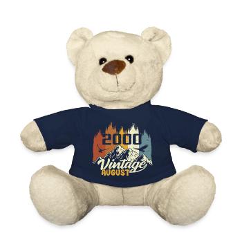 Legendary Since August 2000 Birthday Gift 2000 - Teddy Bear - french navy - Front